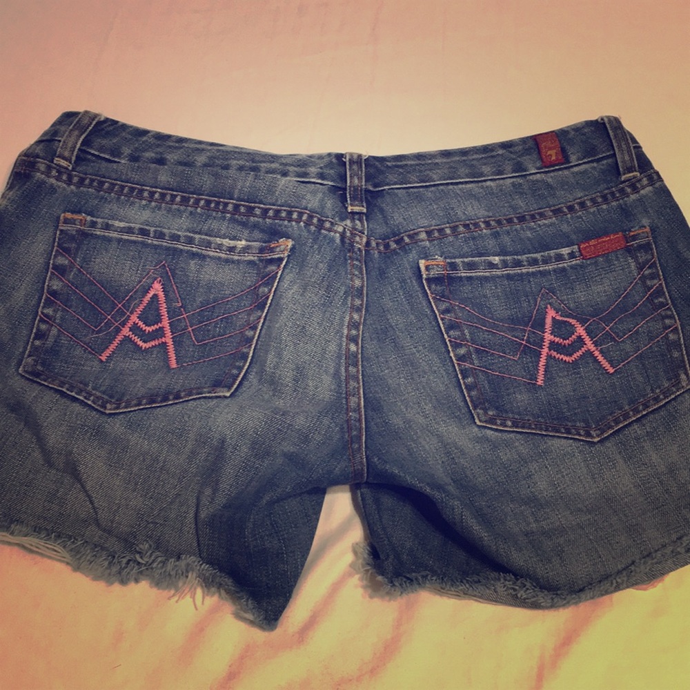 7 For All Mankind- Size 32 jean shorts.